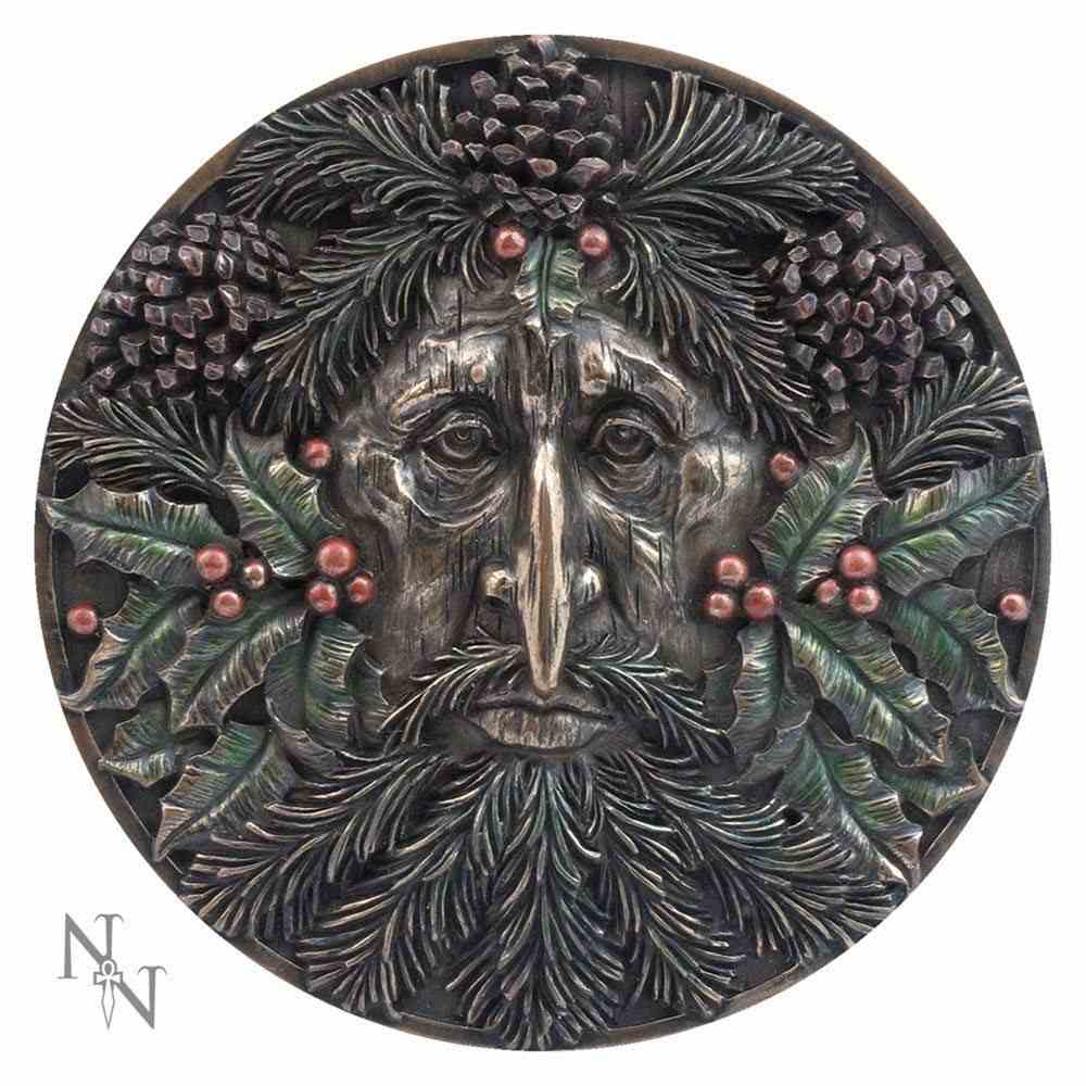 Nemesis Now - Winter 14.5cm Wanddekoration - Bronzefarben